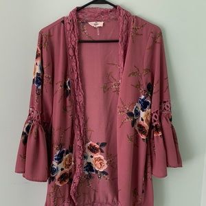 COPY - Tunic wrap Rose shirt